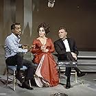 Richard Burton, Elizabeth Taylor, and Sammy Davis Jr. in The Sammy Davis, Jr. Show (1966)