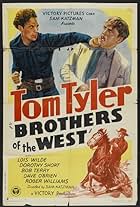 Tom Tyler and Roger Williams in Brothers of the West (1937)