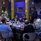 Liliana Arriaga, Eugenio Derbez, Alex Montiel, Mauricio Barrientos, Alfonso Borbolla, Michelle Rodríguez, Manu Nna, Carlos Ballarta, Daniel Sosa, and Alex Fernández in LOL: Last One Laughing (2018)