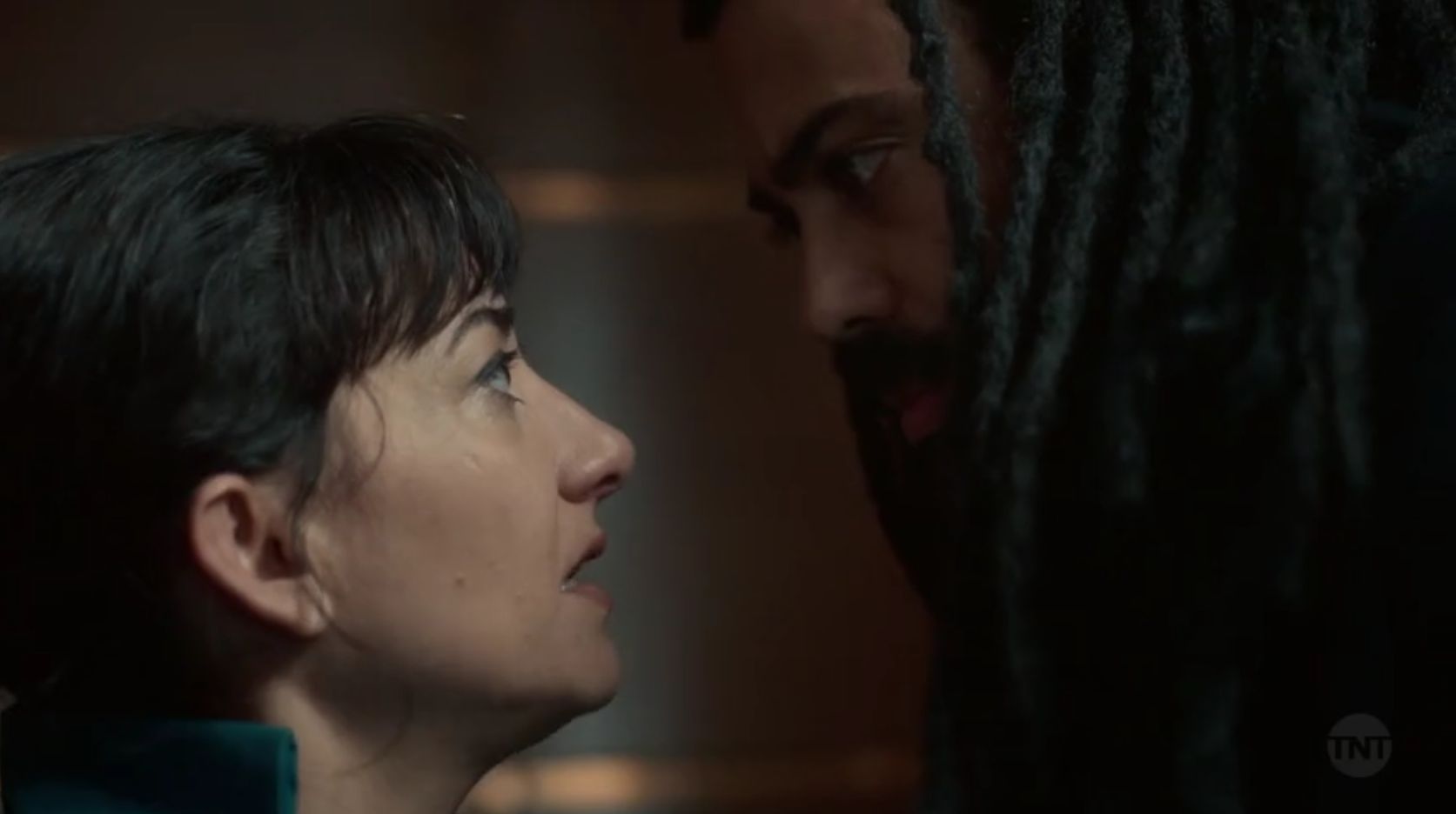 Sheila Vand and Daveed Diggs in The Eternal Engineer (2021)