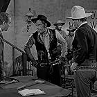 James Stewart, John Wayne, Strother Martin, Lee Marvin, and Lee Van Cleef in The Man Who Shot Liberty Valance (1962)