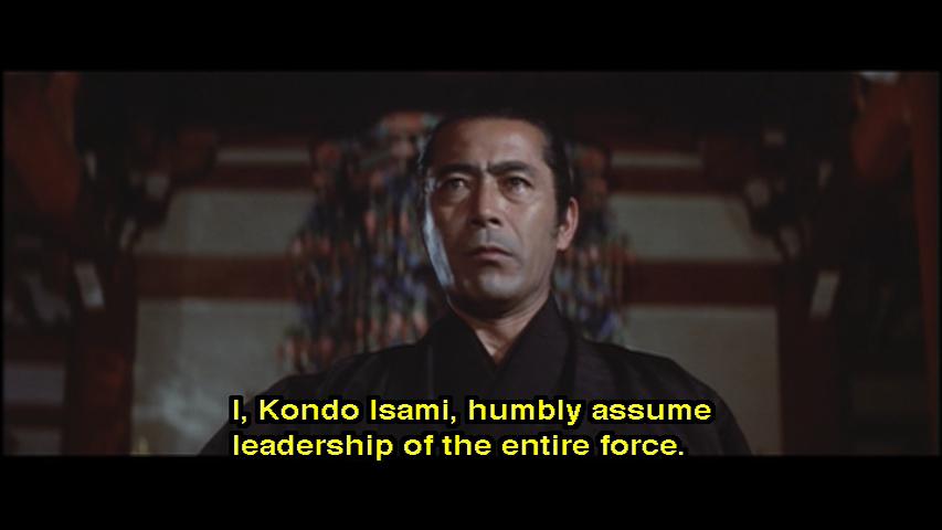 Toshirô Mifune in Shinsengumi: Assassins of Honor (1969)