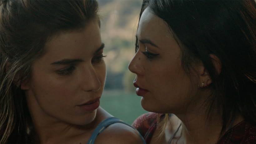 Janel Parrish and Angela Trimbur in Trespassers (2018)