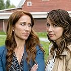 Lexa Doig and Miranda Frigon in The Julius House: An Aurora Teagarden Mystery (2016)