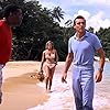 Sean Connery, Ursula Andress, and John Kitzmiller in Dr. No (1962)