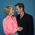 Pierce Brosnan and Emma Thompson at an event for The Love Punch (2013)