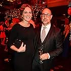 Stanley Tucci and Felicity Blunt