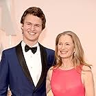 Grethe Holby and Ansel Elgort at an event for The Oscars (2015)