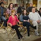 Swoosie Kurtz, Melissa McCarthy, Louis Mustillo, Rondi Reed, Reno Wilson, Billy Gardell, Katy Mixon Greer, and Nyambi Nyambi in Mike & Molly (2010)