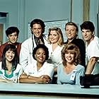 Markus Flanagan, Kip Gilman, Stephanie Hodge, Mary Jo Keenen, Carlos Lacamara, Ada Maris, David Rasche, and Arnetia Walker in Nurses (1991)