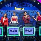 Alessandra De Rossi, Yayo Aguila, Miguel Tanfelix, and Ysabel Ortega in Family Feud Philippines (2022)