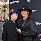 Robert Rodriguez and Frank Miller at an event for Sin City: A Dame to Kill For (2014)
