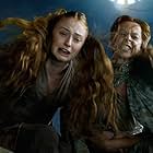 Kate Dickie and Sophie Turner in Game of Thrones (2011)