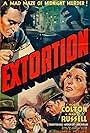 Thurston Hall, Scott Kolk, Arthur Loft, and Mary Russell in Extortion (1938)