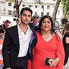 Gurinder Chadha and Viveik Kalra at an event for Blinded by the Light (2019)