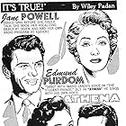 Debbie Reynolds, Jane Powell, Vic Damone, and Edmund Purdom in Athena (1954)