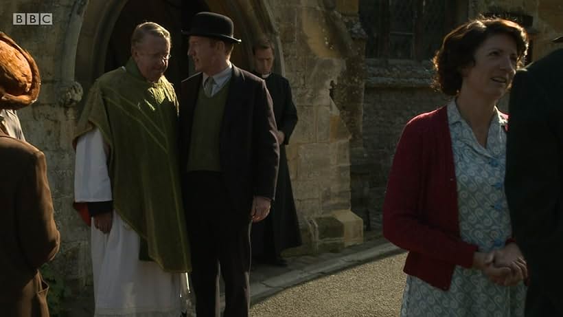 Katherine Dow Blyton, Rod Hallett, Steffan Rhodri, and Mark Williams in Father Brown (2013)