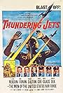 Buck Class, Barry Coe, Audrey Dalton, Robert Dix, Dick Foran, and Rex Reason in Thundering Jets (1958)