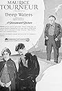 Barbara Bedford, Rudolph Christians, and John Gilbert in Deep Waters (1920)