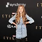 Shaylee Mansfield at the World Premiere of Eternals