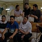 Denise Joaquin, Gio Alvarez, Boom Labrusca, JR Reyes, Patani Daño, and James Marco in Luv Is: Caught in His Arms (2023)