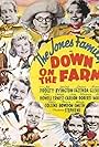 Spring Byington, June Carlson, George Ernest, Louise Fazenda, Russell Gleason, Kenneth Howell, Jed Prouty, and Florence Roberts in Down on the Farm (1938)