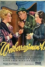 Heli Finkenzeller, Beppo Brem, and Erika von Thellmann in Petticoat Government (1936)