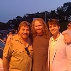 Behind the scenes with Tony Orlando, Jamie C. White, and Will Forte.