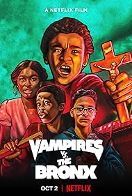 Jaden Michael, Coco Jones, Gerald Jones, and Gregory Diaz IV in Vampires vs. the Bronx (2020)