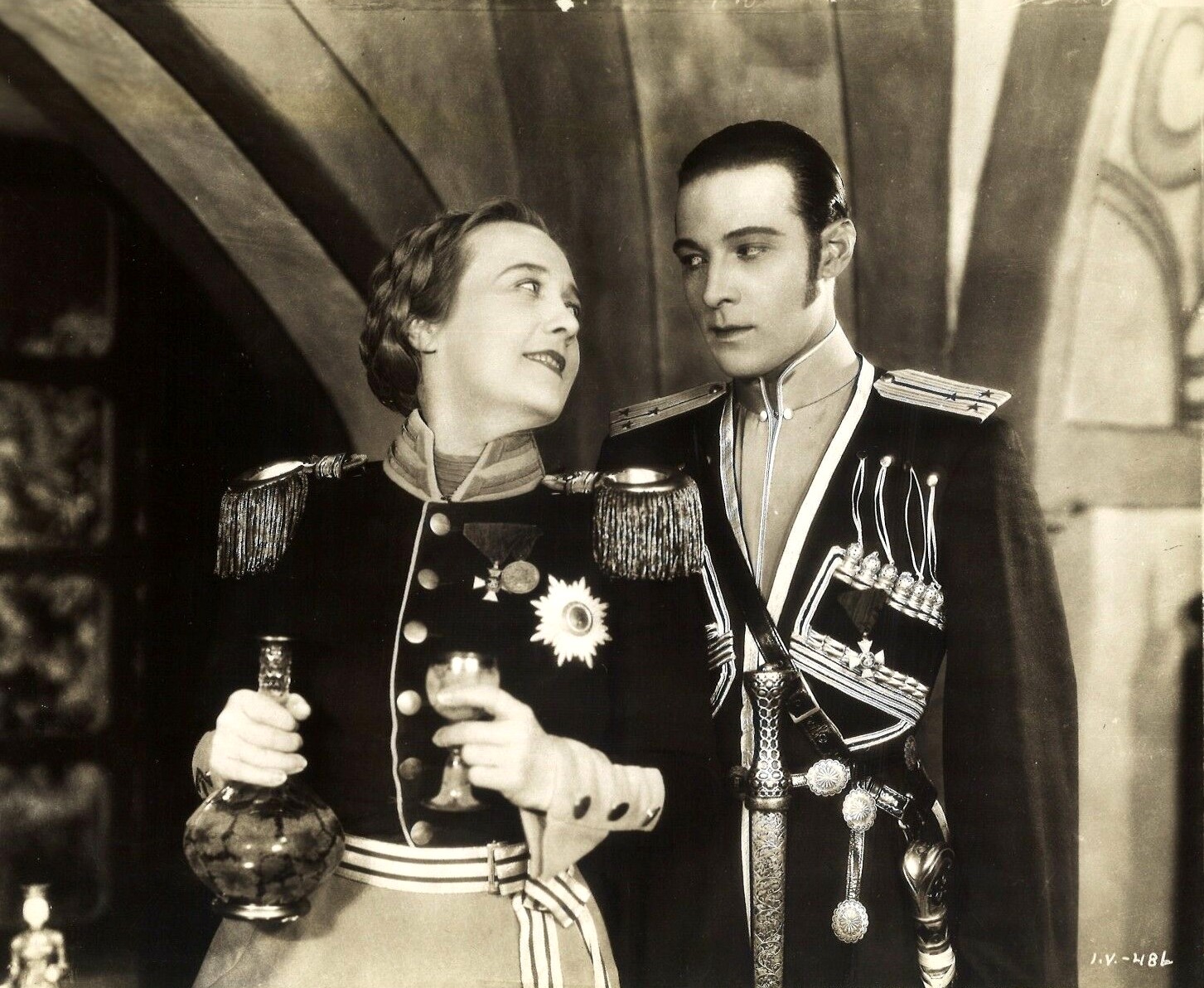 Louise Dresser and Rudolph Valentino in The Eagle (1925)