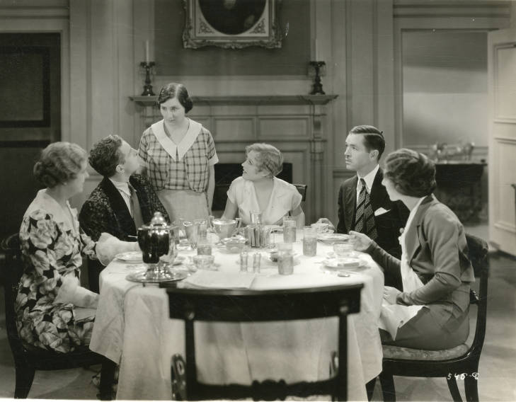 Ben Alexander, Johnny Arthur, Clara Blandick, Marion Davies, and Polly Moran in It's a Wise Child (1931)