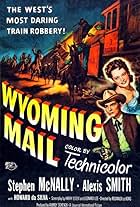 Stephen McNally and Alexis Smith in Wyoming Mail (1950)