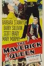 Barbara Stanwyck, Scott Brady, Mary Murphy, and Barry Sullivan in The Maverick Queen (1956)