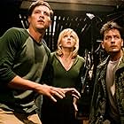 Charlie Sheen, Simon Rex, and Anna Faris in Scary Movie 3 (2003)