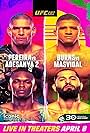 Alex Pereira, Jorge Masvidal, Gilbert Burns, and Israel Adesanya in UFC 287: Pereira vs. Adesanya 2 (2023)