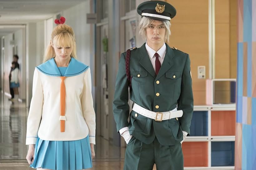 Daigo Naito and Ayami Nakajô in Nisekoi: False Love (2018)