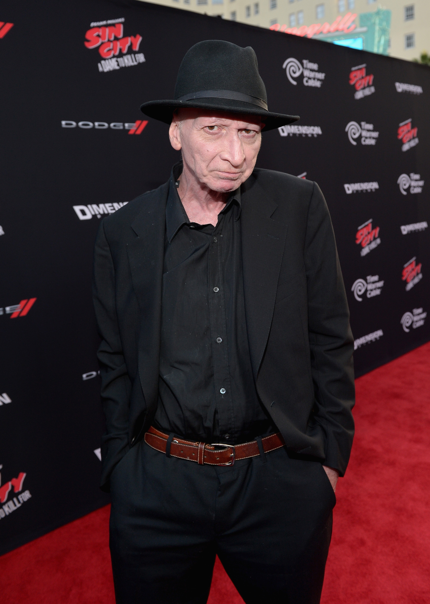 Frank Miller at an event for Sin City: A Dame to Kill For (2014)