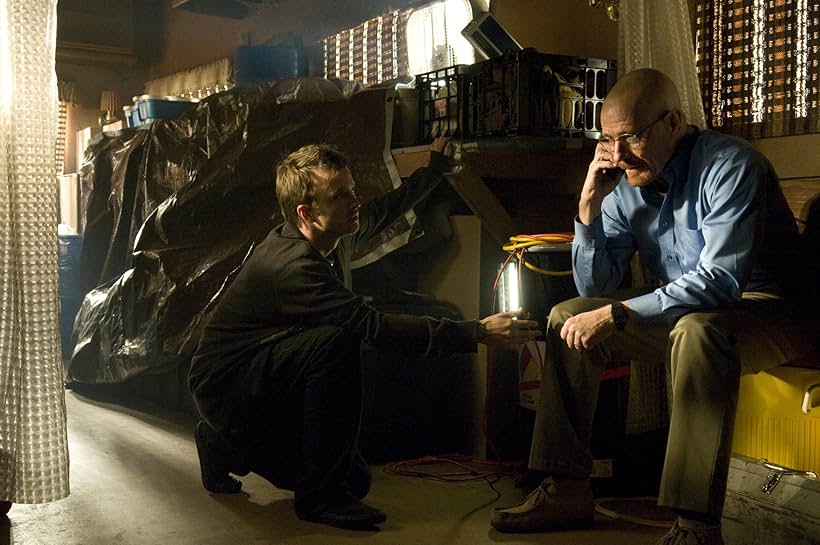 Bryan Cranston and Aaron Paul in Breaking Bad (2008)