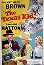 Johnny Mack Brown, Raymond Hatton, and Shirley Patterson in The Texas Kid (1943)