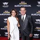 Matt Damon and Luciana Barroso at an event for Thor: Ragnarok (2017)