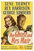 Gene Tierney, Rex Harrison, and George Sanders in The Ghost and Mrs. Muir (1947)