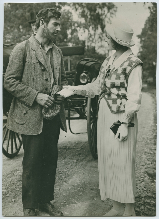 Edvin Adolphson in Friaren från landsvägen (1923)