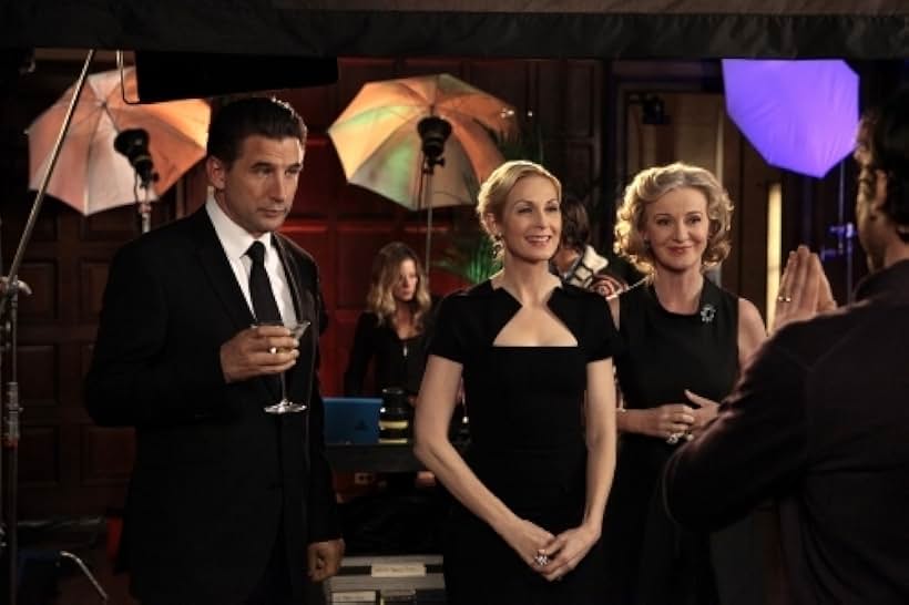 William Baldwin, Kelly Rutherford, and Caroline Lagerfelt in Gossip Girl (2007)