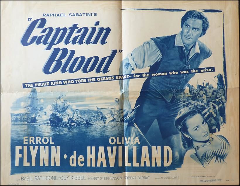 Olivia de Havilland and Errol Flynn in Captain Blood (1935)