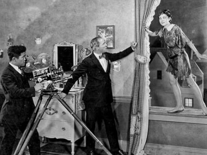 James Wong Howe, Herbert Brenon, and Betty Bronson in Peter Pan (1924)