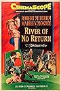 Robert Mitchum and Marilyn Monroe in River of No Return (1954)