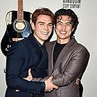 K.J. Apa and Charles Melton at an event for I Still Believe (2020)