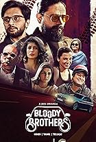 Satish Kaushik, Jitendra Joshi, Shruti Seth, Indraneil Sengupta, Mugdha Godse, Tina Desai, Jaideep Ahlawat, and Mohd. Zeeshan Ayyub in Bloody Brothers (2022)