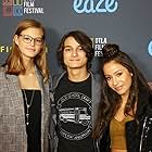 Peyton Kennedy, Rio Mangini and Izabella Alvarez at DTLA Film Festival for the screening of Collisions