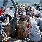 Peter Falk, Milton Berle, Mickey Rooney, Buddy Hackett, Jonathan Winters, Edie Adams, Eddie 'Rochester' Anderson, Sid Caesar, Ethel Merman, Dick Shawn, Phil Silvers, and Terry-Thomas in It's a Mad Mad Mad Mad World (1963)